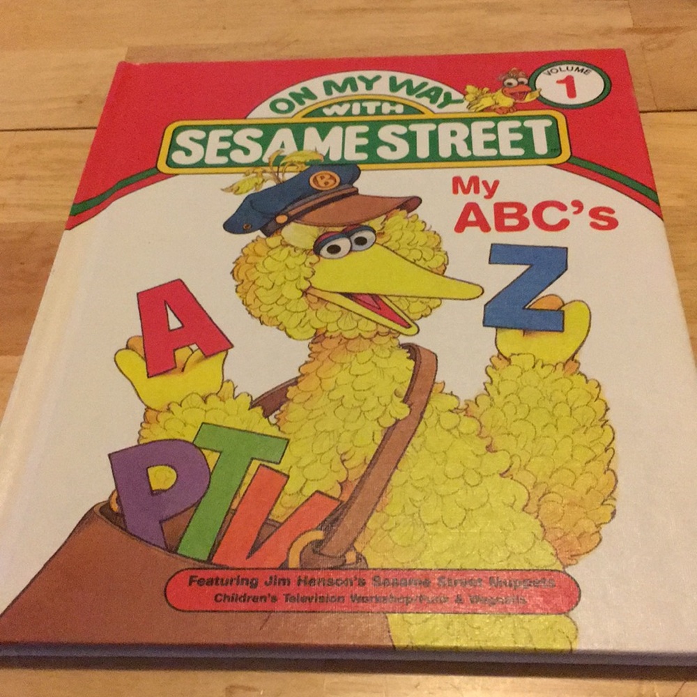 On my way with Sesame Street